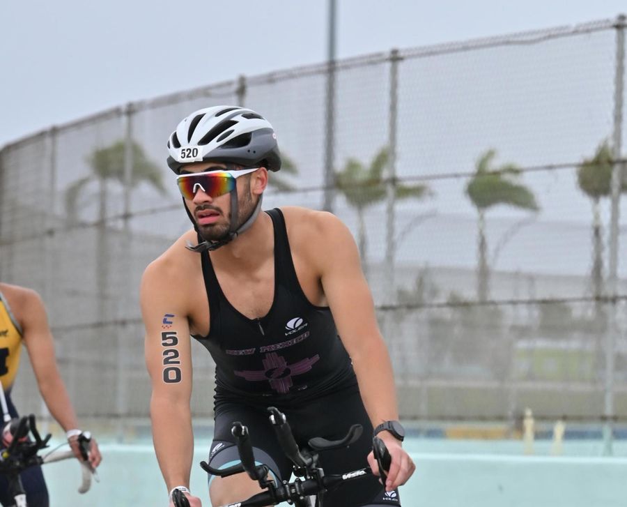 Philip biking at CCNC Nationals in Miami, FL